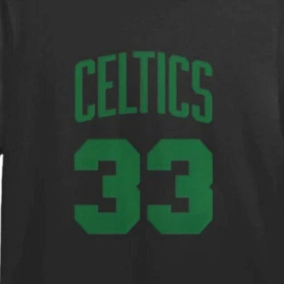 Vintage Sports Shirt – Larry Bird Fan Tee, Double Sided Jersey Look 159 - Picture 2 of 6